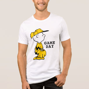 Peanuts Charlie Brown Baseball Game Tri-Blend Shirt