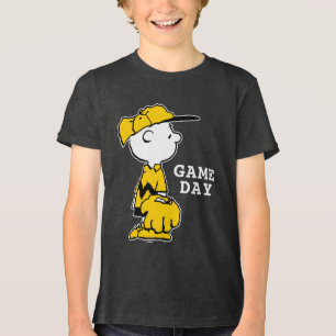 Peanuts Charlie Brown Baseball Game Tri-Blend Shirt