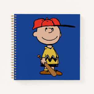 Peanuts   Charlie Brown Baseball Smile Notebook