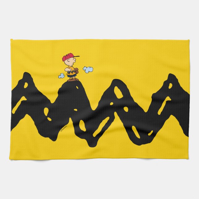 Peanuts | Charlie Brown Baseball Tea Towel (Horizontal)