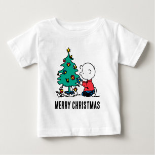 Peanuts Charlie Brown Christmas Lights Baby T-Shirt