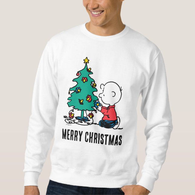 Peanuts | Charlie Brown Christmas Lights Sweatshirt (Front)