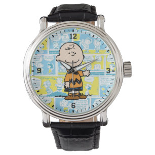 Peanuts   Charlie Brown Comic Pattern Watch