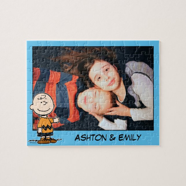 Peanuts | Charlie Brown Custom Photo Jigsaw Puzzle (Horizontal)