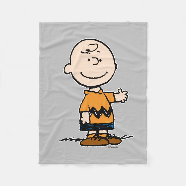 Peanuts | Charlie Brown Fleece Blanket (Front)