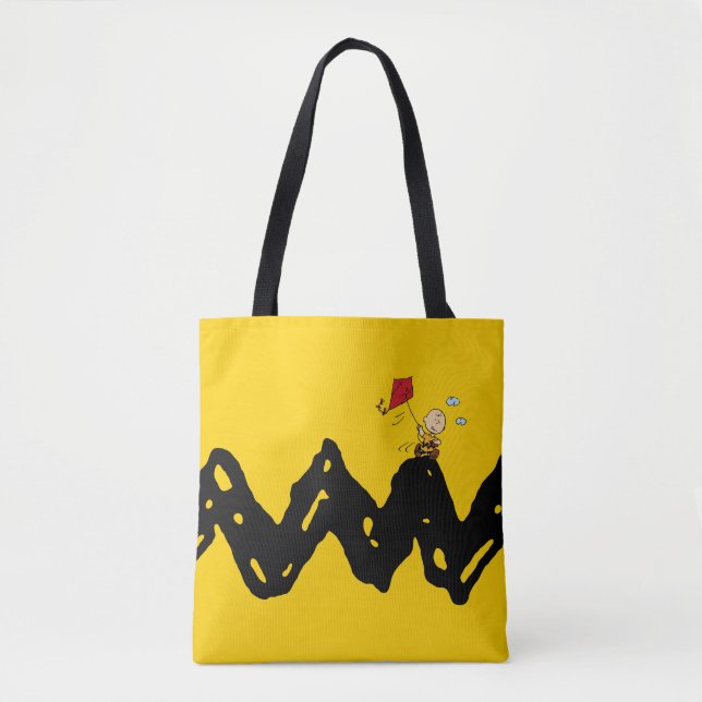 Peanuts | Charlie Brown Flying Kite Tote Bag (Front)