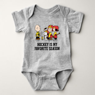 Peanuts Charlie Brown Hockey Coach Baby Bodysuit