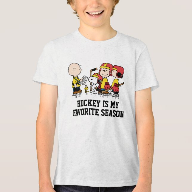 Peanuts | Charlie Brown Hockey Coach Tri-Blend Shirt (Front)