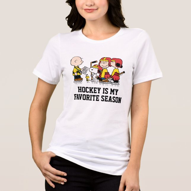 Peanuts | Charlie Brown Hockey Coach Tri-Blend Shirt (Front)