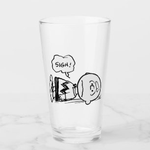 Peanuts   Charlie Brown is Down Glass