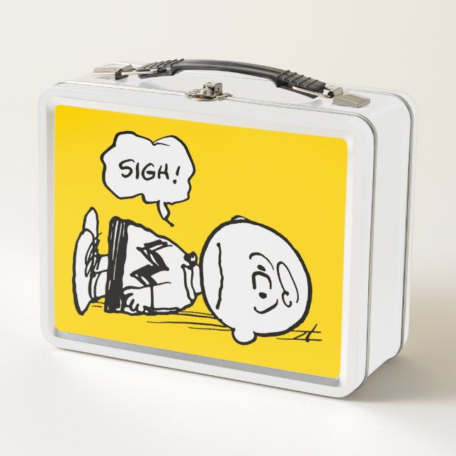 Peanuts | Charlie Brown is Down Metal Lunch Box (Front)