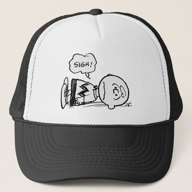 Peanuts | Charlie Brown is Down Trucker Hat (Front)