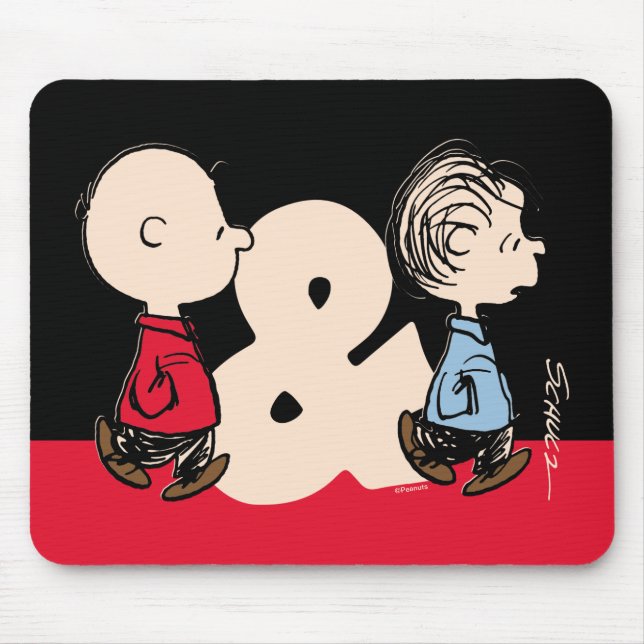 Peanuts | Charlie Brown & Linus Mouse Pad (Front)
