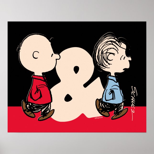 Peanuts | Charlie Brown & Linus Poster (Front)