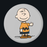 Peanuts | Charlie Brown Magnet<br><div class="desc">Charlie Brown is the loveable loser in the zig-zag t-shirt. Check out this cute Peanuts design featuring Charlie Brown and his loveable smile.</div>