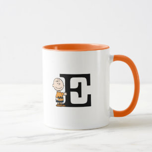 Peanuts   Charlie Brown Monogram E Mug