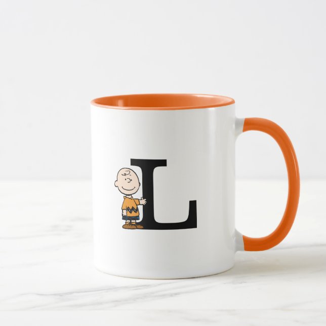 Peanuts | Charlie Brown Monogram L Mug (Right)