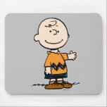 Peanuts | Charlie Brown Mouse Pad<br><div class="desc">Charlie Brown is the loveable loser in the zig-zag t-shirt. Check out this cute Peanuts design featuring Charlie Brown and his loveable smile.</div>