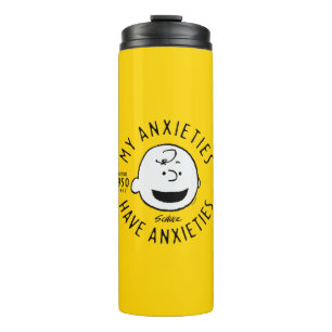 Peanuts   Charlie Brown Nervous Since 1950 Thermal Tumbler