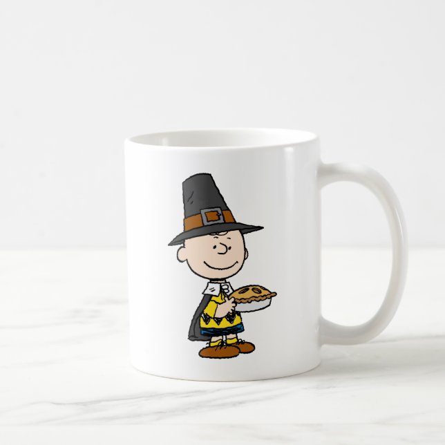 Peanuts | Charlie Brown Pilgrim Coffee Mug (Right)