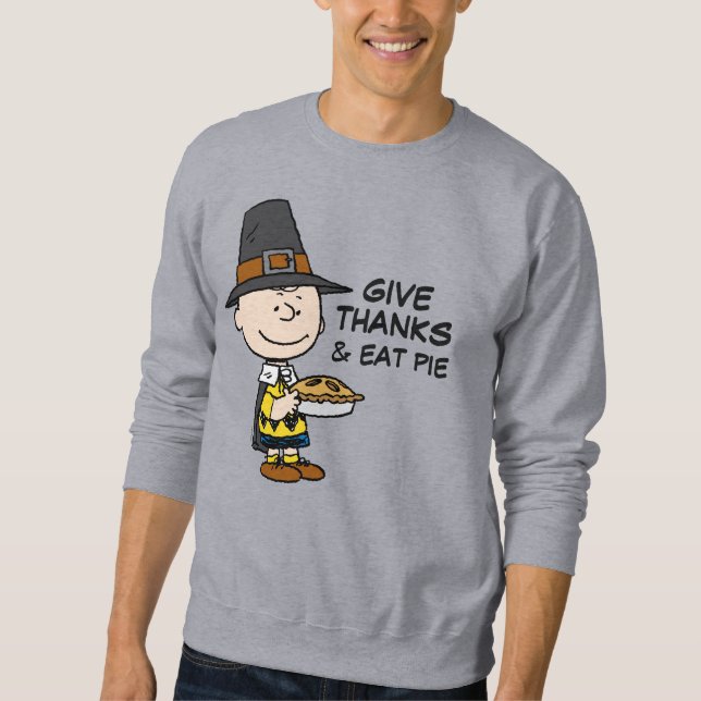 Peanuts | Charlie Brown Pilgrim Sweatshirt (Front)