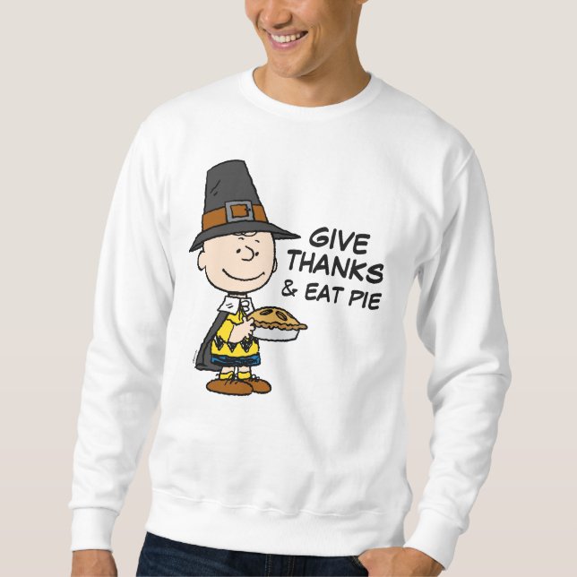 Peanuts | Charlie Brown Pilgrim Sweatshirt (Front)