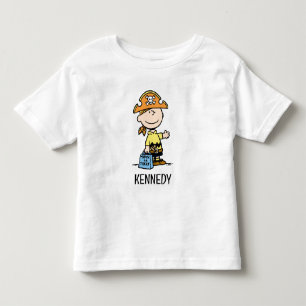 Peanuts Charlie Brown Pirate Halloween Toddler T-Shirt