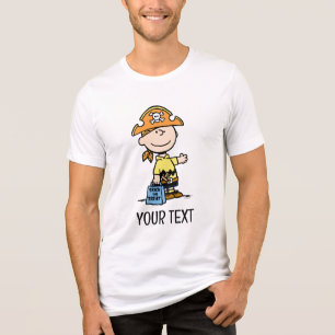 Peanuts Charlie Brown Pirate Halloween Tri-Blend Shirt