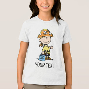 Peanuts Charlie Brown Pirate Halloween Tri-Blend Shirt