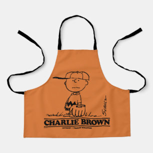 Peanuts Charlie Brown Playing Ball Apron