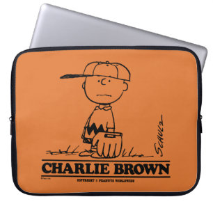 Peanuts Charlie Brown Playing Ball Laptop Sleeve