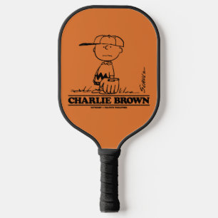 Peanuts   Charlie Brown Playing Ball Pickleball Paddle