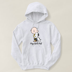 Peanuts   Charlie Brown & Snoopy Hug Hoodie