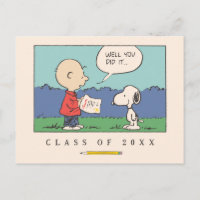 Peanuts Charlie Brown Snoopy Well You Did It Grad