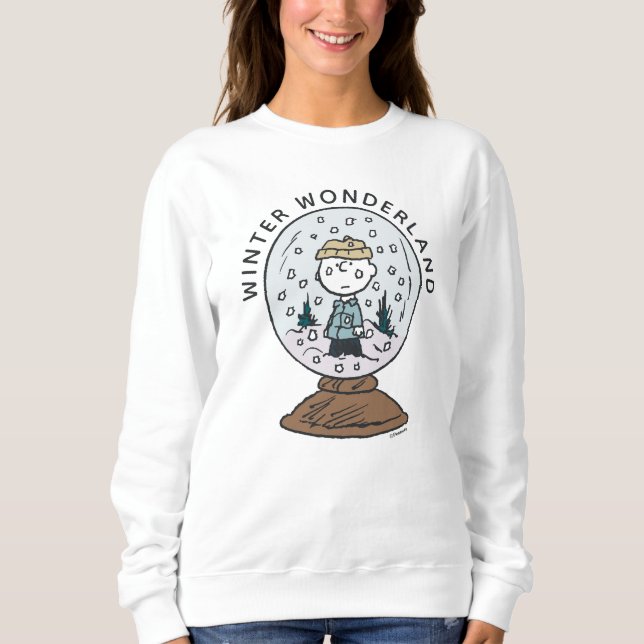 Peanuts | Charlie Brown Snow Globe Sweatshirt (Front)