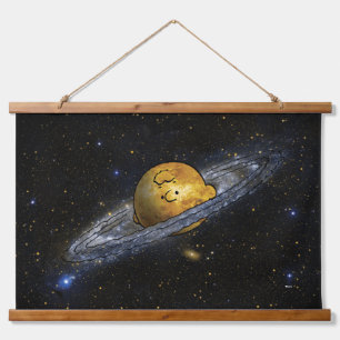 Peanuts   Charlie Brown Spaced Out Hanging Tapestry