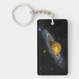 Peanuts   Charlie Brown Spaced Out Key Ring