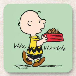 Peanuts   Charlie Brown with Snoopy's Dish Coaster
