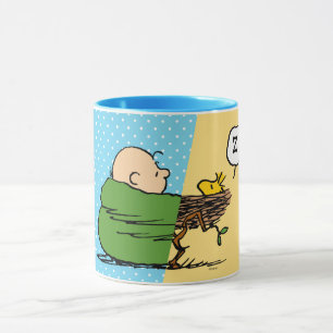 Peanuts   Charlie Brown & Woodstock Half & Half Mug