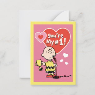 Peanuts   Charlie Brown You're My #1! Card