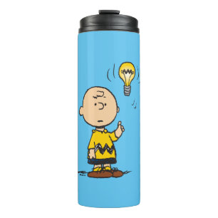 Peanuts   Charlie Brown's Light Bulb Idea Thermal Tumbler