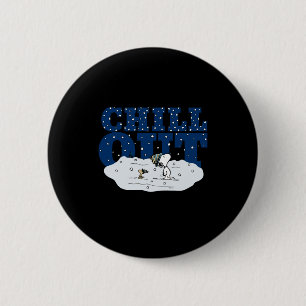 Peanuts Chill Out  6 Cm Round Badge