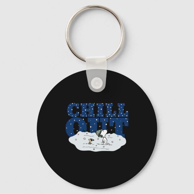 Peanuts Chill Out  Key Ring (Front)