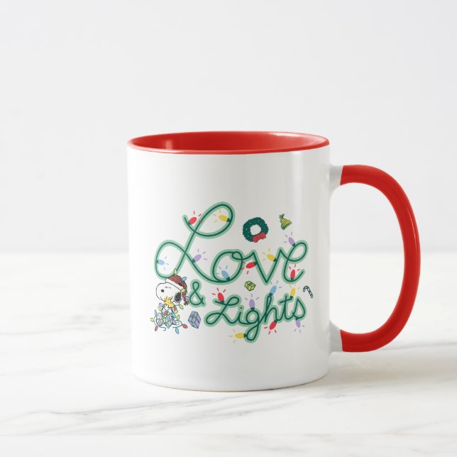 Peanuts | Christmas Love and Lights Mug (Right)