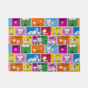 PEANUTS   Classic Comic Pattern Doormat