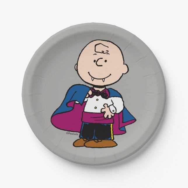 Peanuts | Count Charlie Brown Paper Plate (Front)