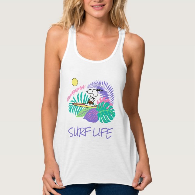 Peanuts | Cowabunga Snoopy Singlet (Front)