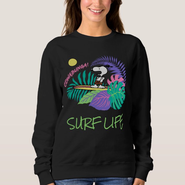 Peanuts | Cowabunga Snoopy Sweatshirt (Front)
