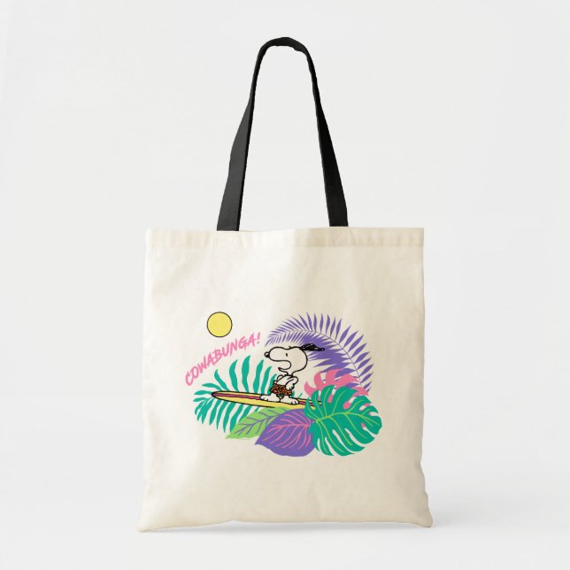 Peanuts | Cowabunga Snoopy Tote Bag (Front)
