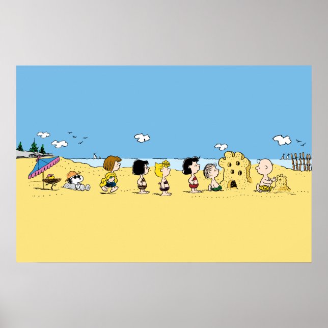 Peanuts | Day at the Beach Poster (Front)